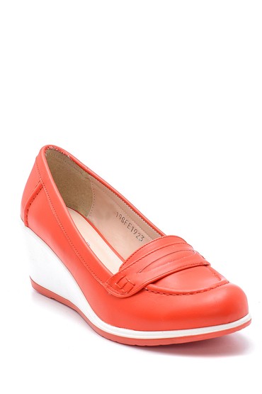 Kırmızı Kadın Dolgu Topuklu Ayakkabı 5638121661