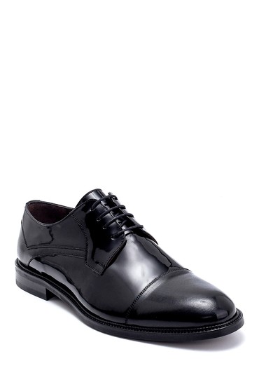 Siyah Erkek Deri Rugan Klasik Ayakkabı 5638250196