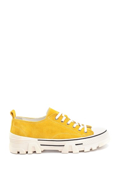 Sarı Kadın Süet Sneaker 5638292288