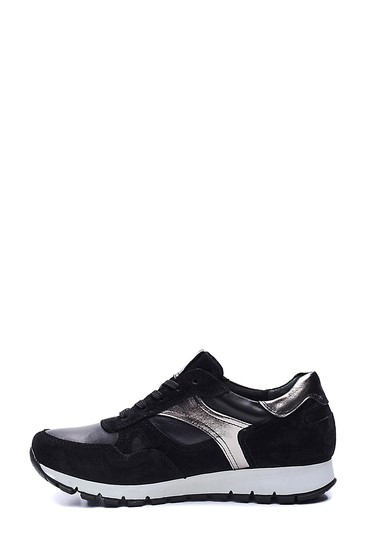 Siyah Kadın Metalik Detaylı Sneaker 5638335830