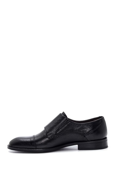 Siyah Erkek Deri Çift Tokalı Klasik Ayakkabı 5638372537