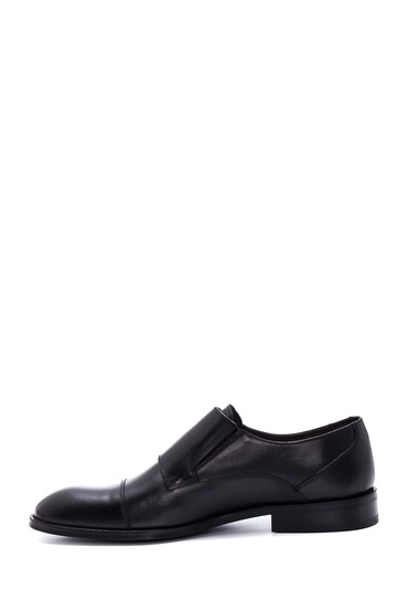 Siyah Erkek Deri Çift Tokalı Klasik Ayakkabı 5638372974