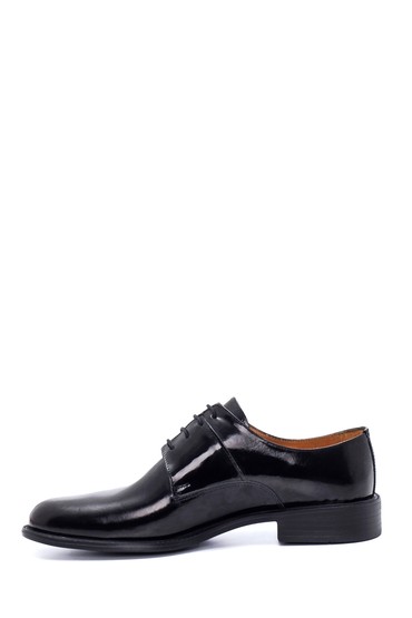 Siyah Erkek Deri Rugan Klasik Ayakkabı 5638406300