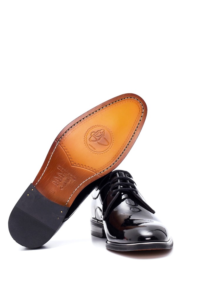 5638417400 Erkek Deri Rugan Klasik Ayakkabı
